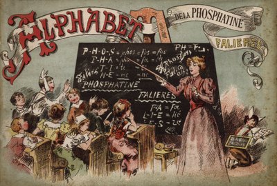 Alfabet van de Phosphatine Falieres door French School